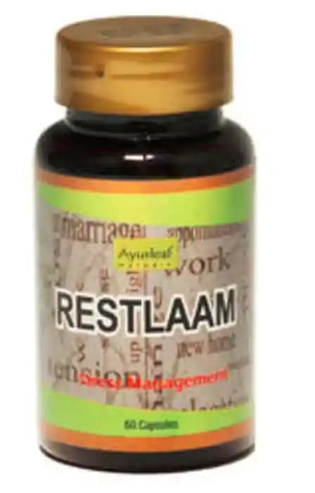 Ayurleaf Restlaam (1 Bottle of 60 capsules)