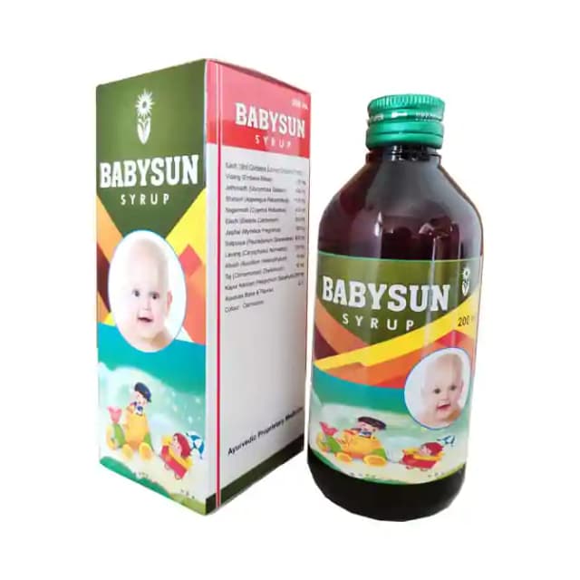 Ayursun Pharma Babysun Syrup (1 Bottle of 200 ml Syrup)