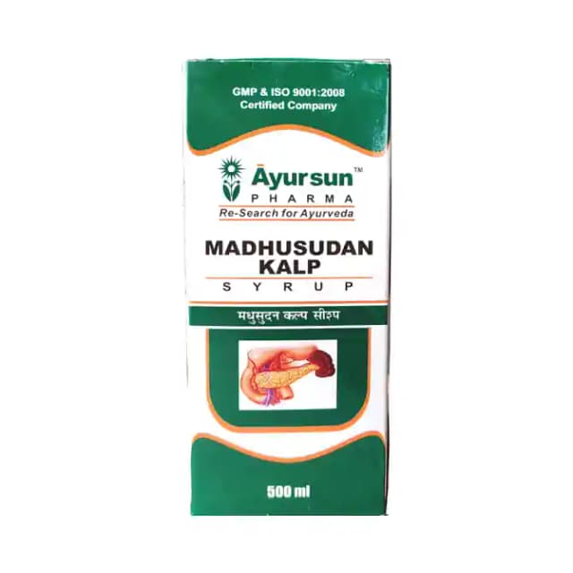 Ayursun Pharma Madhusudan Kalp Syrup (1 Bottle of 500 ml Syrup)