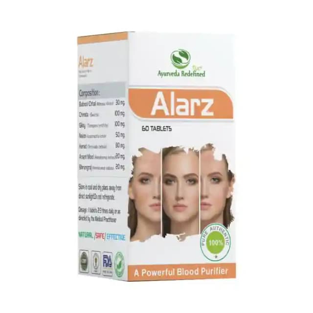 Ayurveda Redefined Alarz (1 Bottle of 60 tablets)