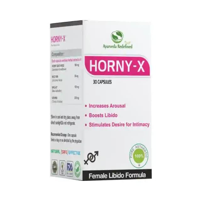 Ayurveda Redefined Horny X (1 Bottle of 30 capsules)