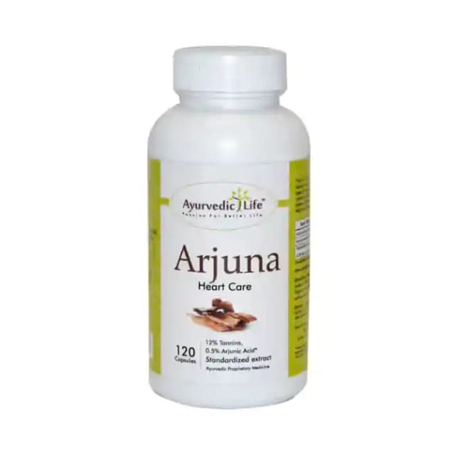 Ayurvedic Life Arjuna (1 Bottle of 120 capsules)