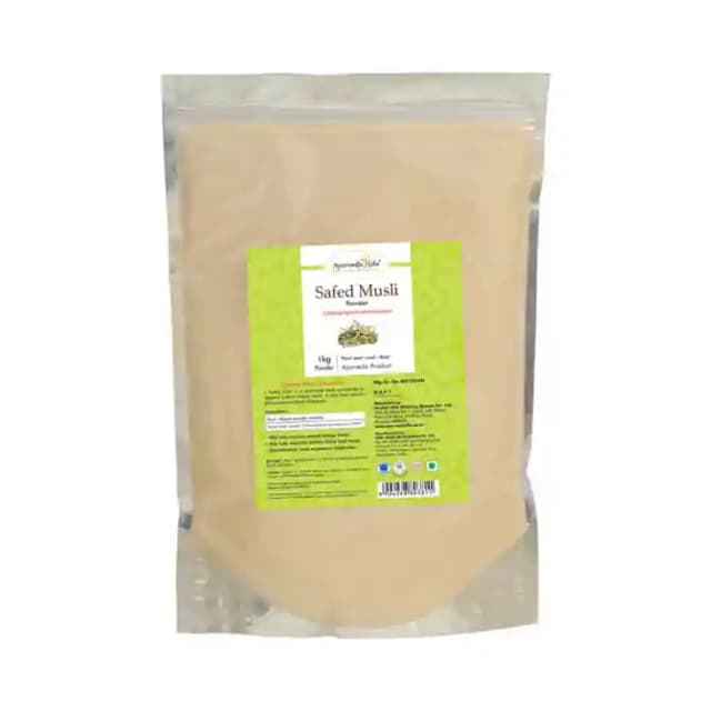 Ayurvedic Life Safed Musli Powder (1 Packet Of 1 kg Powder)