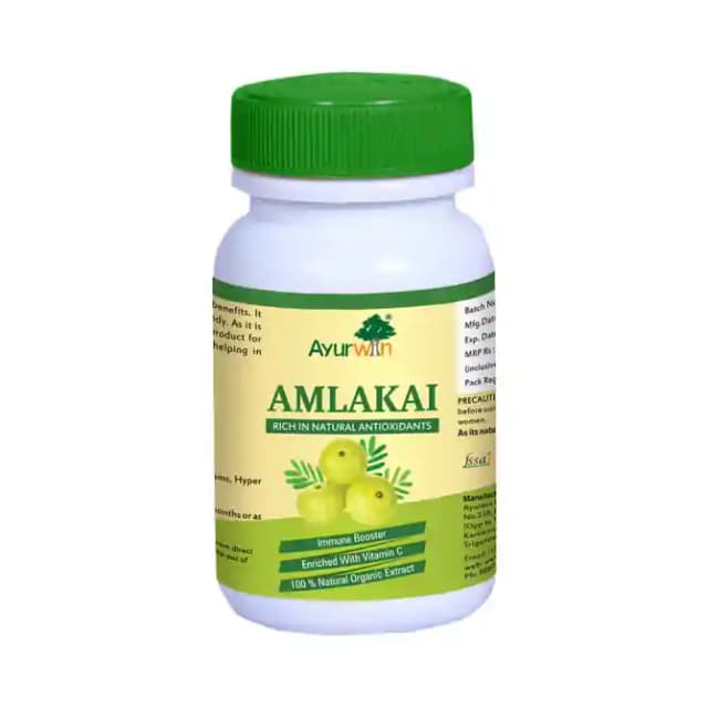 Ayurwin Amlakai (1 Bottle of 60 capsules)