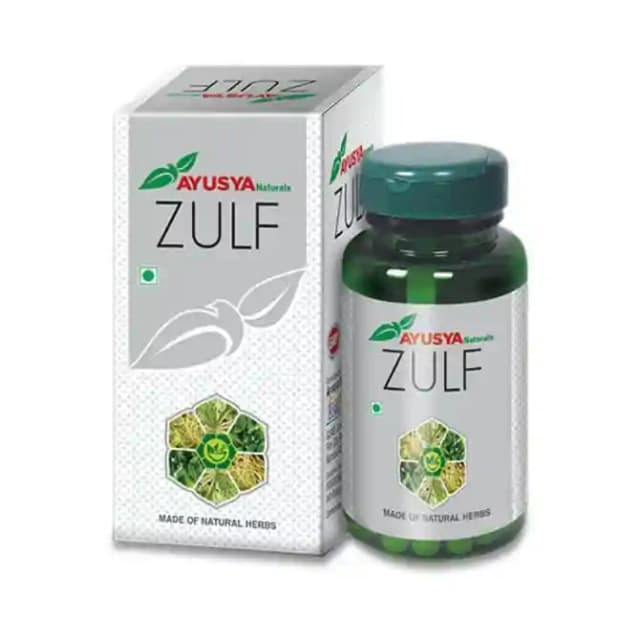 Ayusya Zulf Hair (1 Bottle of 60 gm tablets)