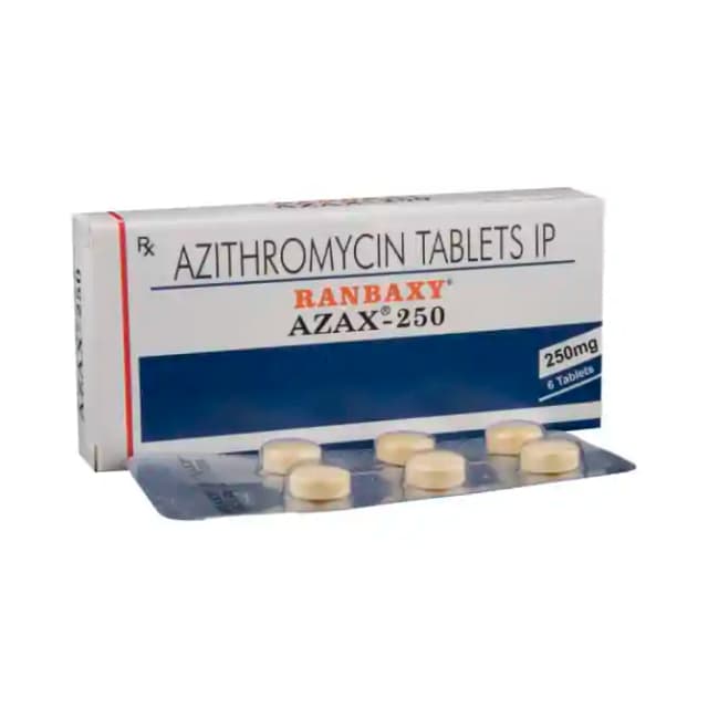 Azax 250 (6 tablets in 1 strip)