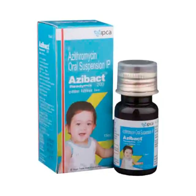 Azibact 200 Readymix Oral Suspension (15 ml in 1 bottle)
