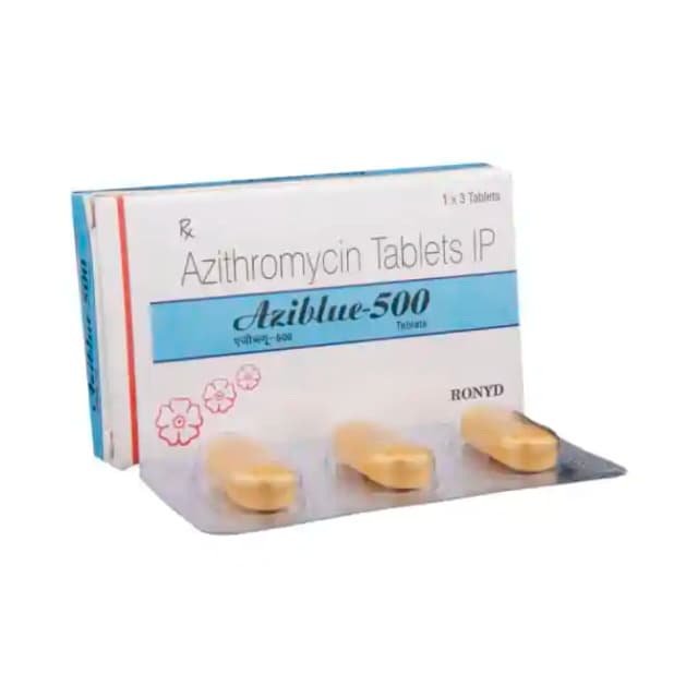 Aziblue 500 (3 tablets in 1 strip)