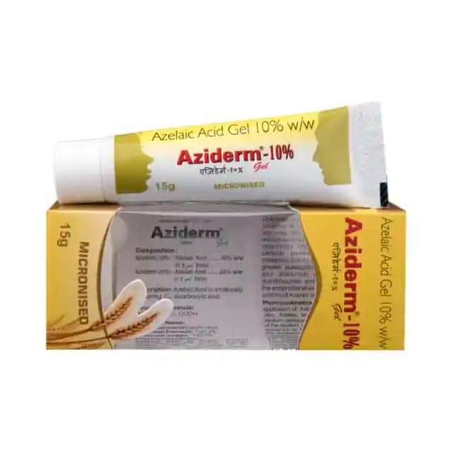 Aziderm 10% Gel (15 gm in 1 tube)