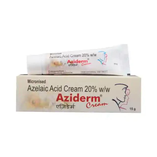 Aziderm 20% Cream (15 gm in 1 tube)