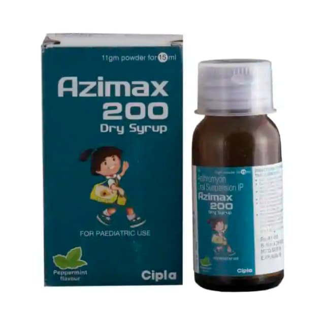 Azimax 200 Dry Syrup (15 ml in 1 bottle)