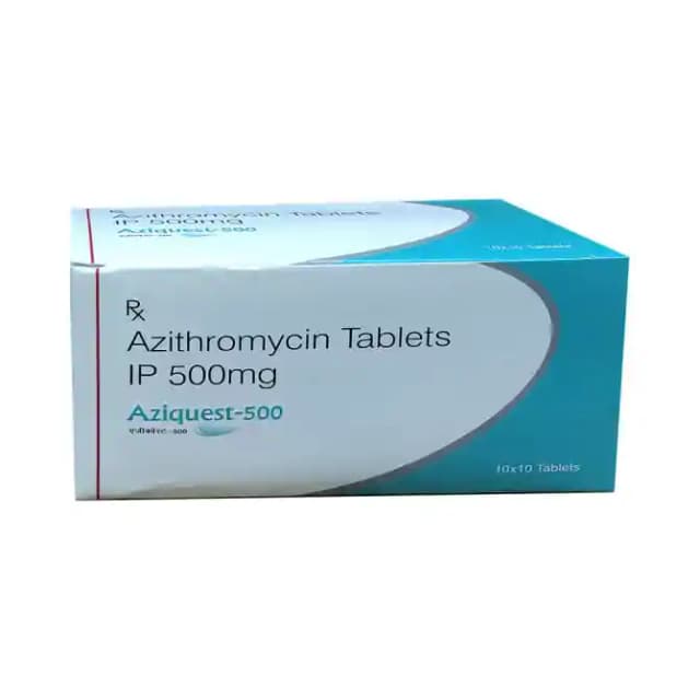 Aziquest 500mg (10 tablets in 1 strip)
