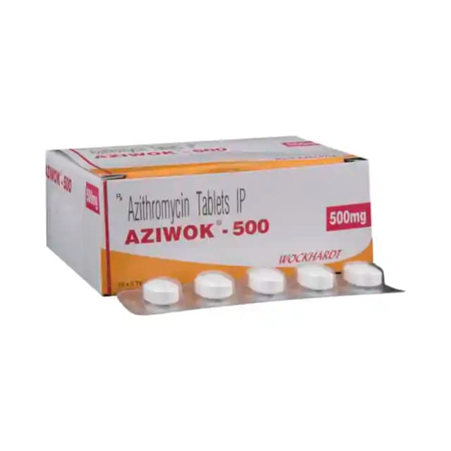 Aziwok 500 (5 tablets in 1 strip)