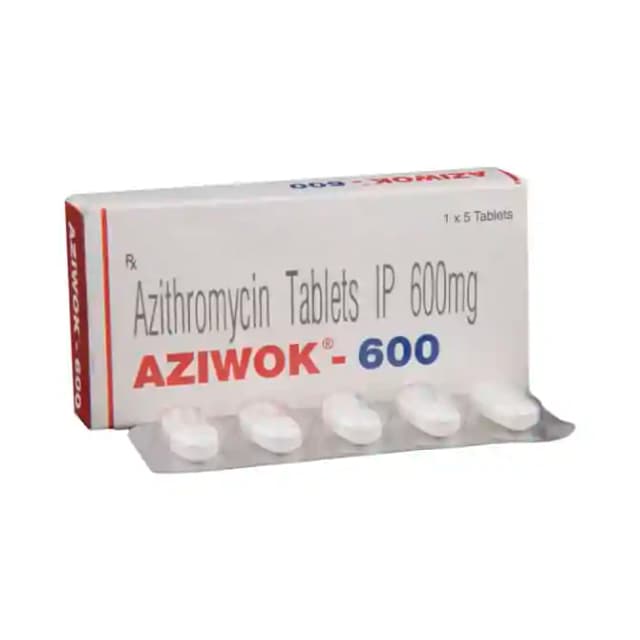 Aziwok 600 (5 tablets in 1 strip)