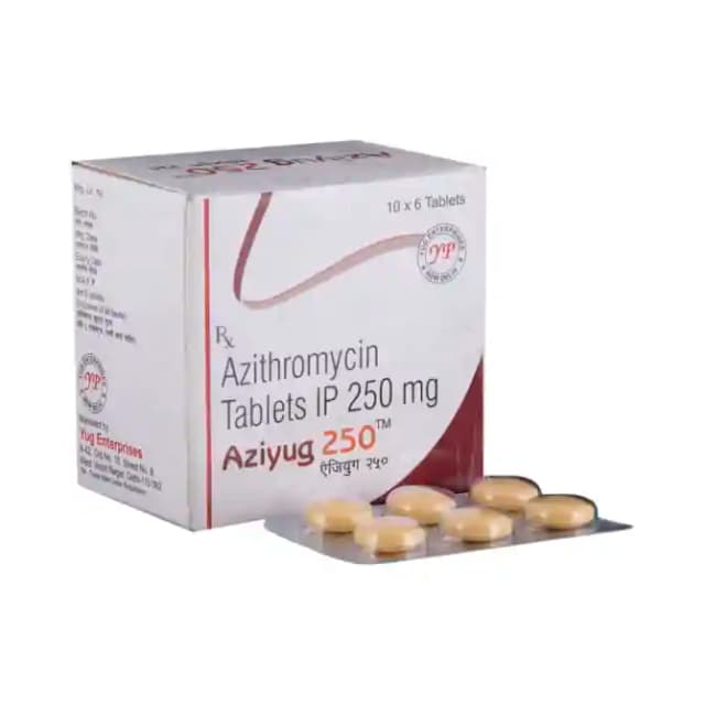 Aziyug 250 (6 tablets in 1 strip)