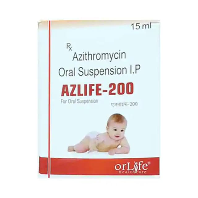 Azlife 200 Oral Suspension (15 ml in 1 bottle)