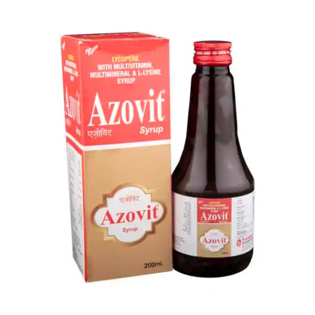 Azovit Syrup (1 Bottle of 200 ml Syrup)