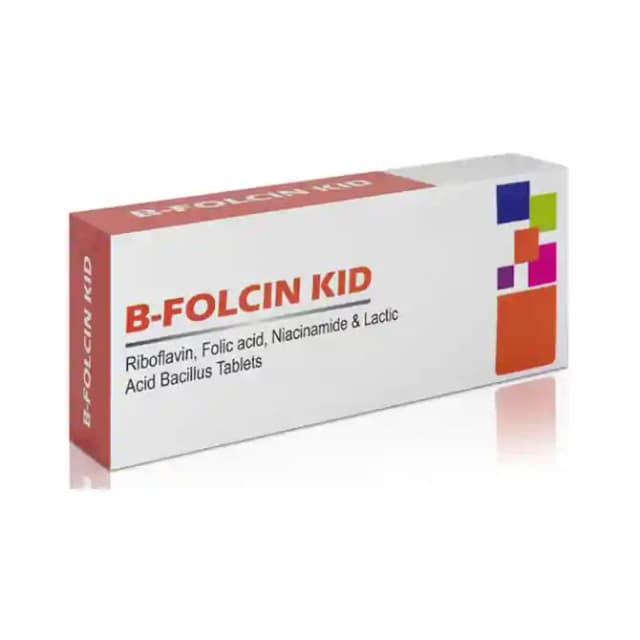 B Folcin Kid (1 Strip Of 10 tablets)