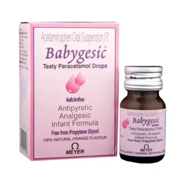 Babygesic Drops Orange (15 ml in 1 bottle)