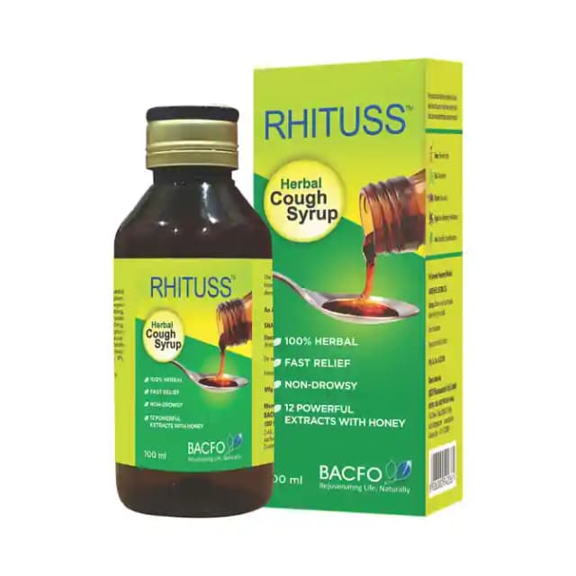 BACFO Rhituss Syrup (1 Bottle of 100 ml Syrup)