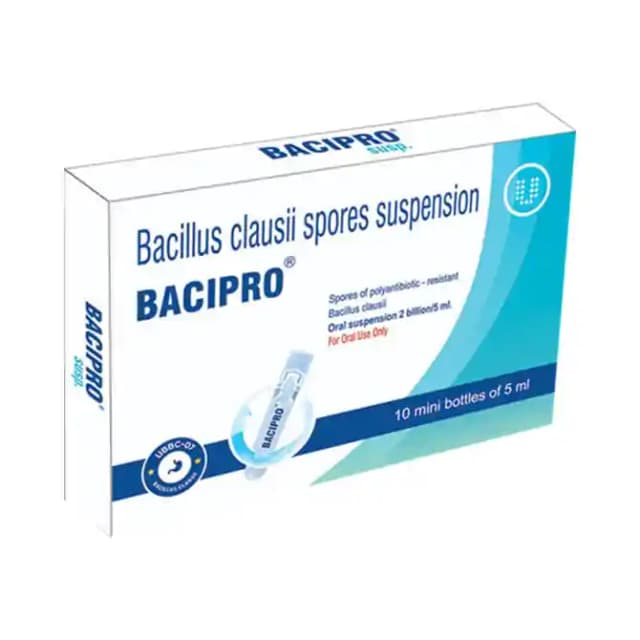 Bacipro Oral Suspension Regular (1 Packet Of 5 ml Oral Suspension)