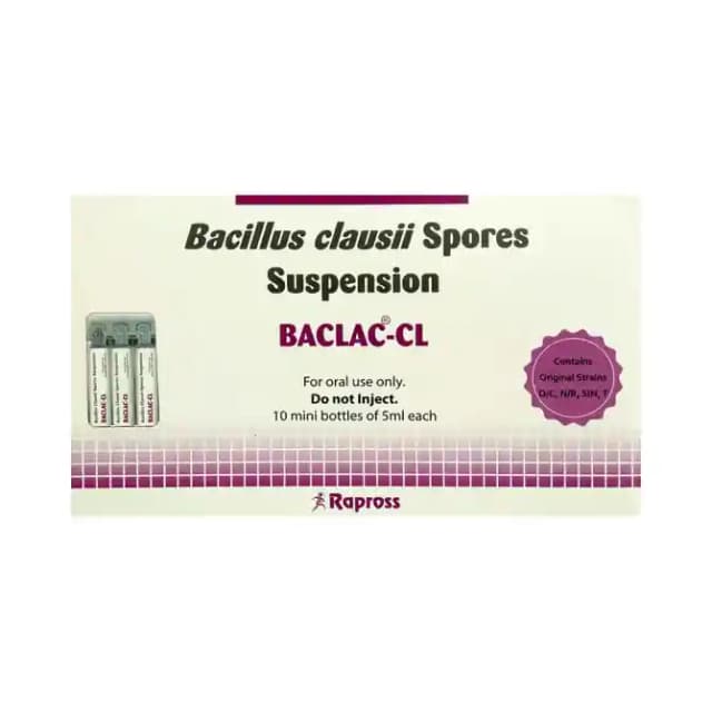 Baclac CL Suspension 5ml (1 Packet Of 10 oral suspensions)