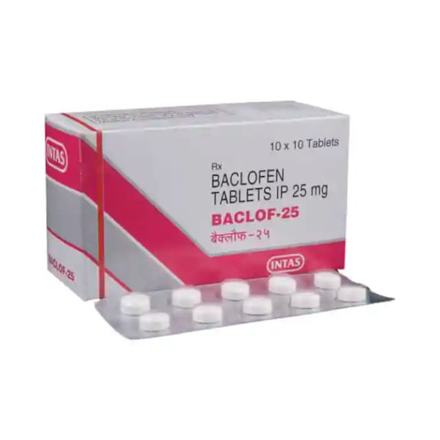 Baclof 25 (10 tablets in 1 strip)