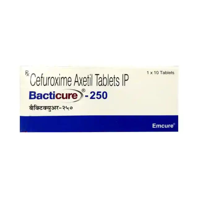 Bacticure 250 (10 tablets in 1 strip)