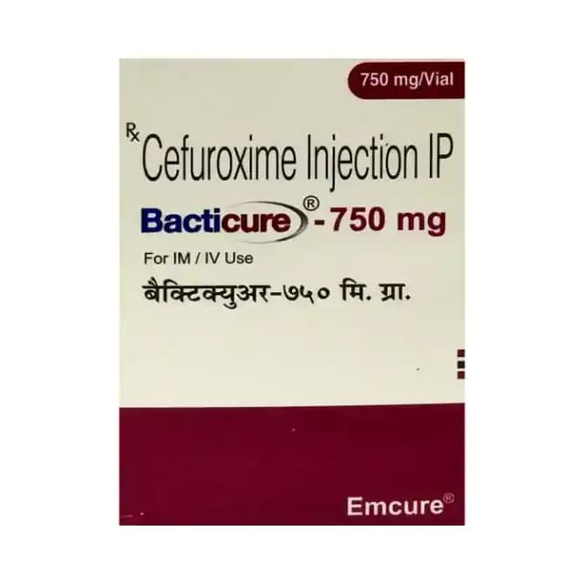 Bacticure 750mg Injection (1 Injection in 1 vial)