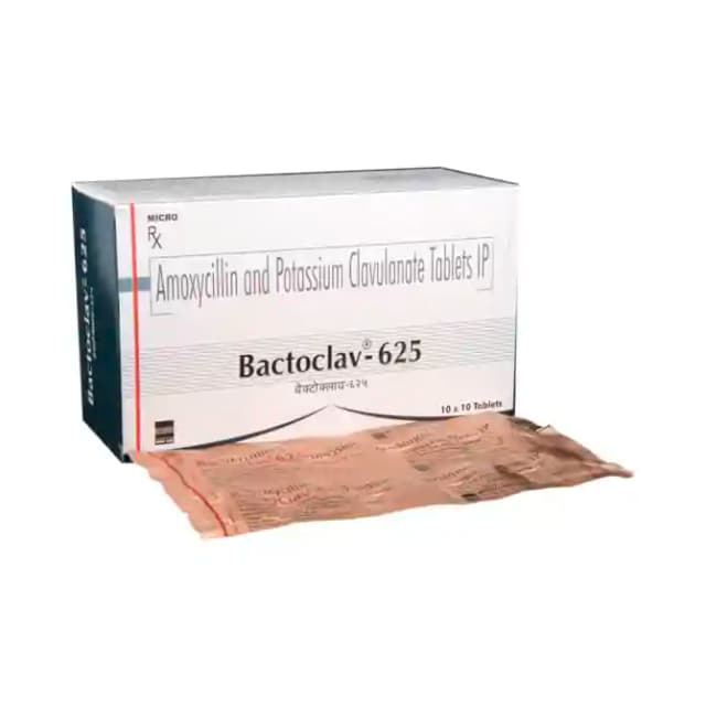 Bactoclav 625 (10 tablets in 1 strip)