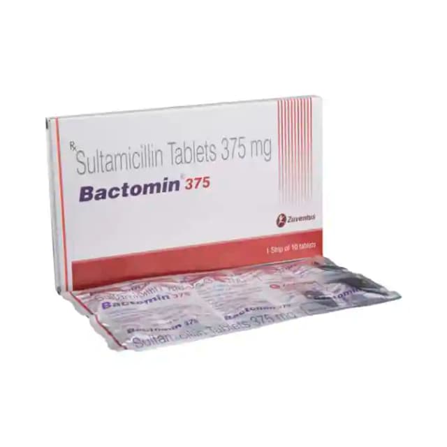 Bactomin 375 (10 tablets in 1 strip)