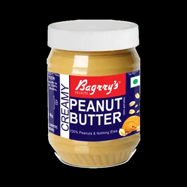 Bagrrys Natural Peanut Butter Creamy (1 Jar Of 1000 gm Butter)