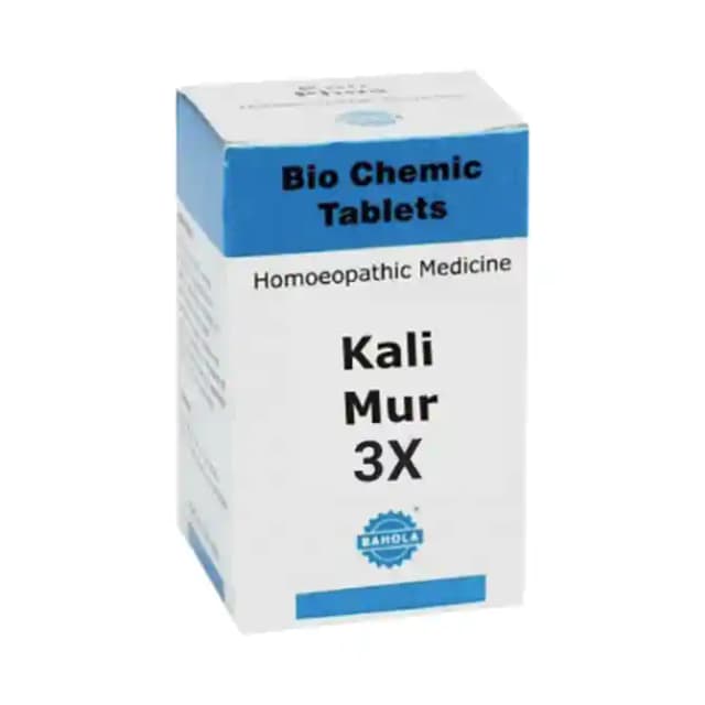 Bahola Kali mur Biochemic 3X (1 Bottle of 25 gm Biochemic tablets)