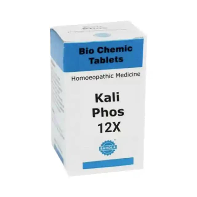 Bahola Kali Phos Biochemic 12X (1 Bottle of 25 gm Biochemic tablets)