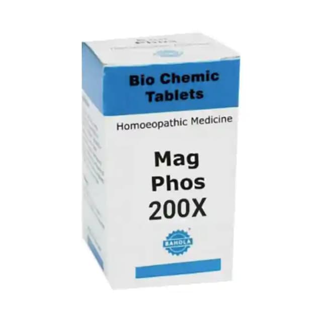 Bahola Mag Phos Biochemic 200X (1 Bottle of 25 gm Biochemic tablets)