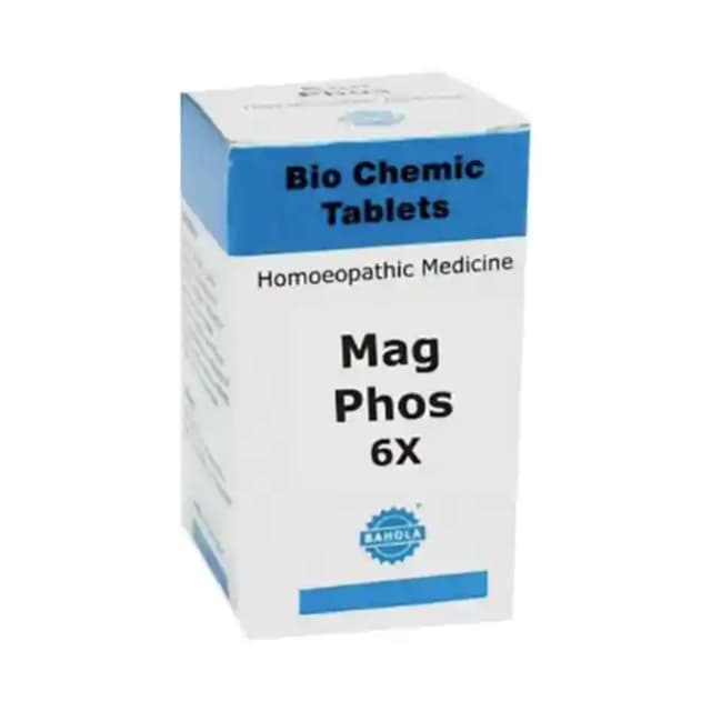 Bahola Mag Phos Biochemic 6X (1 Bottle of 25 gm Biochemic tablets)