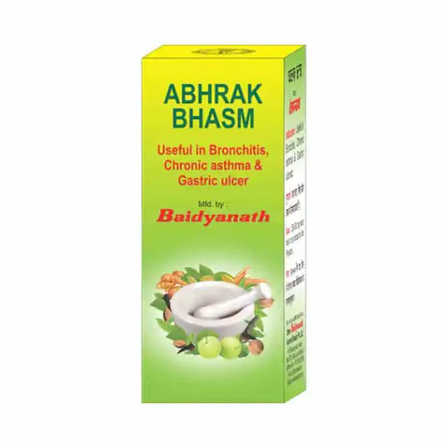 Baidyanath Abhrak Bhasma (1 Bottle of 1 gm Powder)