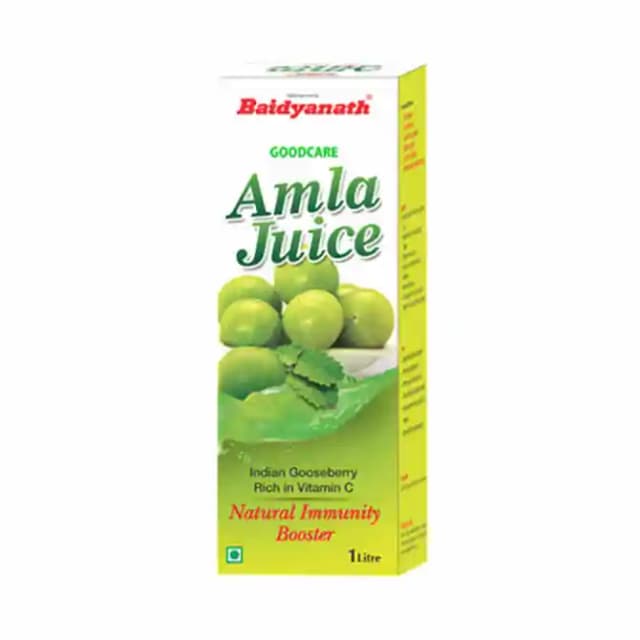 Baidyanath (Noida) Amla Juice Natural Immunity Booster (1 Bottle of 1 Ltr Juice)