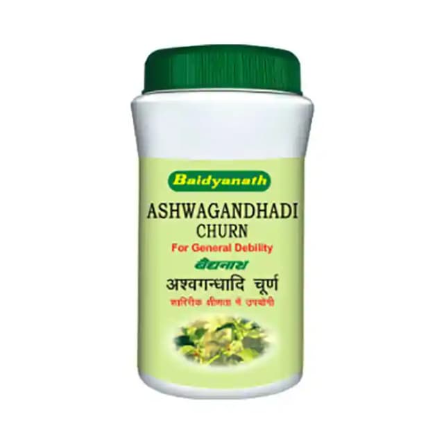 Baidyanath Ashwagandhadi Churna (1 Box Of 100 gm Churna)