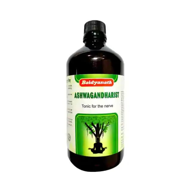 Baidyanath Ashwagandharishta Syrup (1 Bottle of 450 ml Syrup)
