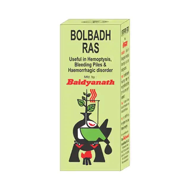 Baidyanath Bolbaddha Ras (1 Bottle of 40 tablets)