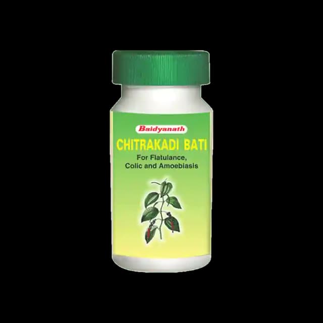 Baidyanath Chitrakadi Bati (1 Bottle of 80 tablets)