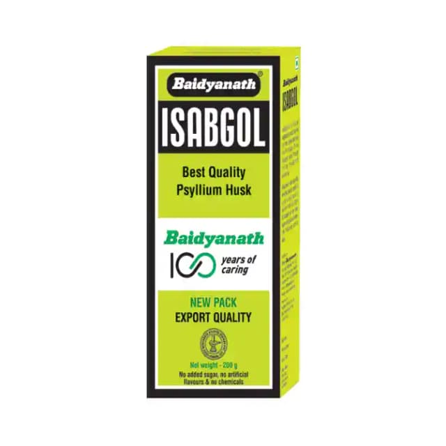 Baidyanath (Noida) Isabgol Husk Large (1 Packet Of 200 gm Powder)