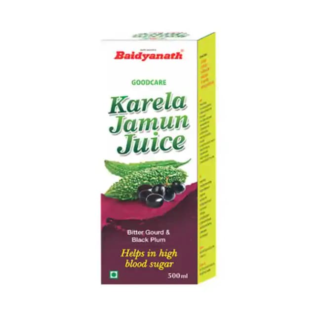 Baidyanath Karela Jamun Juice (1 Bottle of 500 ml Juice)