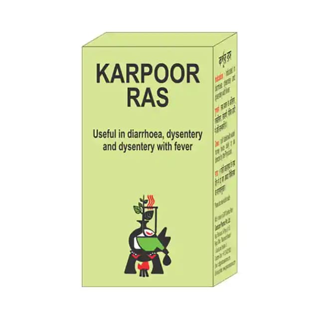 Baidyanath Karpur Ras (1 Bottle of 2.5 gm tablets)