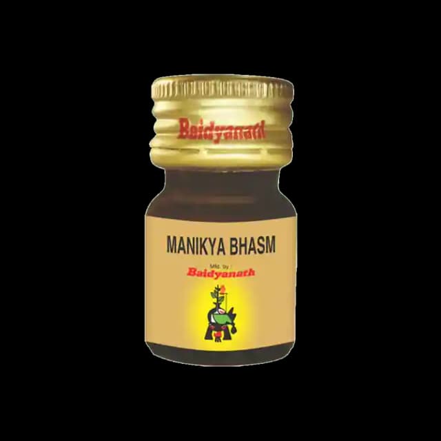 Baidyanath Manikya Bhasma (1 Bottle of 2.5 gm Powder)