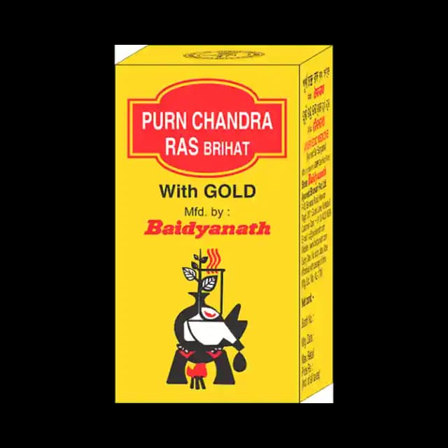 Baidyanath Purnachandra Ras (1 Bottle of 25 tablets)