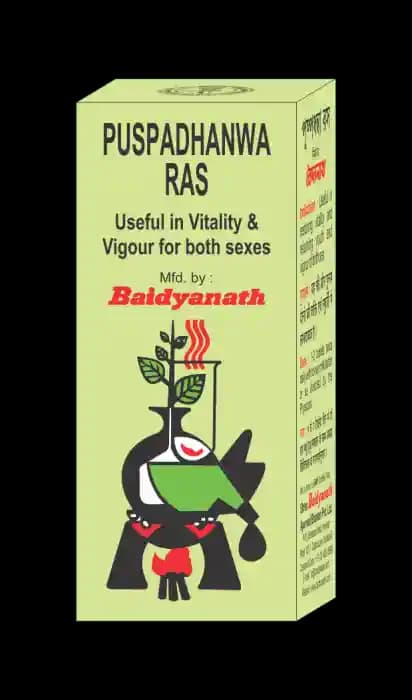 Baidyanath Puspadhanwa Ras (1 Bottle of 40 tablets)
