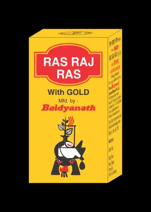 Baidyanath Rasraj Ras Gold (1 Bottle of 10 tablets)
