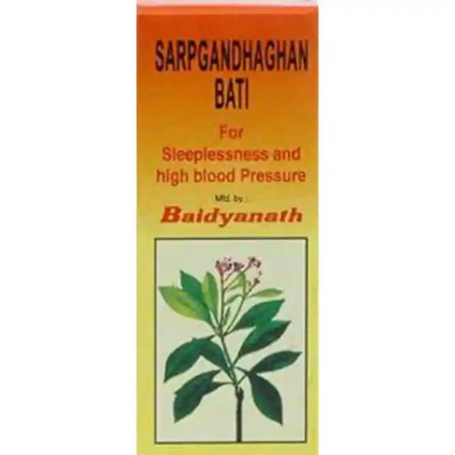 Baidyanath Sarpgandhaghan Bati (1 Bottle of 25 tablets)